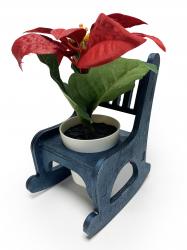 Lora Sallanan Sandalyeli Çiçeklik, Mavi HK0215-203