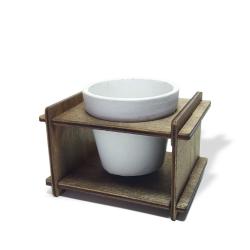 Camilla Ahşap Standlı Beton Saksı HK1624