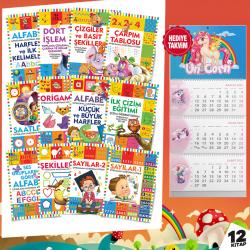 12 Etkinlik ve Duvar Takvimi