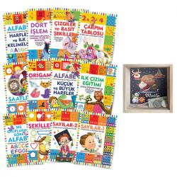 Etkinlik Kitapları Seti - 12 Kitap ve Mutlu Yıllar Kumbara