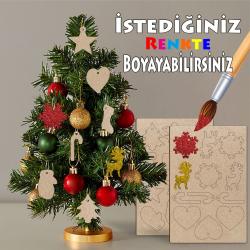 2D Boyanabilir Yılbaşı Süsleri HK0359