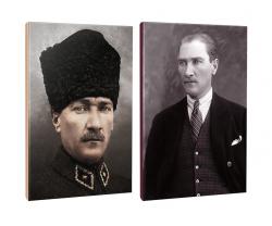 Okula Hazırlık 2li Atatürk- Çizgili Okul Defteri Seti 64 Sayfa 13,5x19,5cm -8 