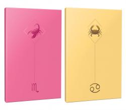 2li Burç-Astroloji Temalı 13,5x19,5cm 64 Sayfa Çizgisiz Defter Seti -12