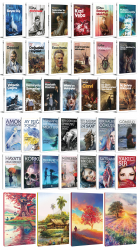 33 Dünya Klasiği ve Manzara Temalı 64 Sayfa Çizgili Defter Seti -1