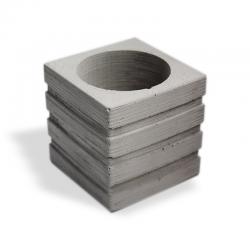 4 Katlı Kare Beton Saksı HK1528