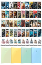 50 Dünya Klasiği ve Pastel Çizgisiz Defter Seti -2