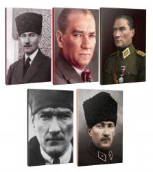 Okula Hazırlık 5li Atatürk- Çizgili Okul Defteri Seti 64 Sayfa 13,5x19,5cm -1 