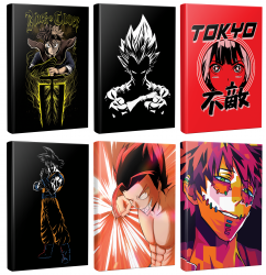 6 Defter Black Clover-Goku-Dragonball-Punch-Fearless-Surabaya