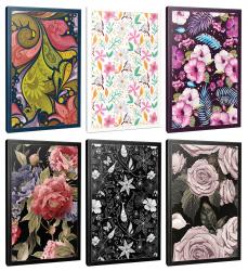 6'lı Çizgili Okul Defteri Seti -Yaz Bahçesi-Saklı Bahçe-Retro-Kelebeğin Dünyası-Kara Gül-Cümbüş