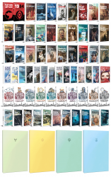 75 Dünya Klasiği ve Pastel Çizgisiz Defter Seti -2