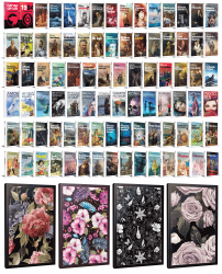 88 Dünya Klasiği ve Çiçekli Çizgili Defter Seti -1