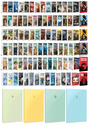 93 Dünya Klasiği ve Pastel Çizgisiz Defter Seti -2