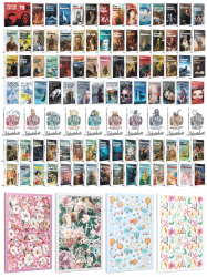 99 Dünya Klasiği ve Çiçekli Çizgili Defter Seti -2