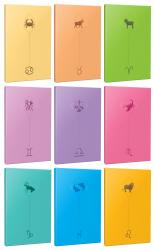 9lu Burç-Astroloji Temalı 13,5x19,5cm 64 Sayfa Çizgisiz Defter Seti -2