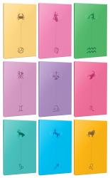 9lu Burç-Astroloji Temalı 13,5x19,5cm 64 Sayfa Çizgisiz Defter Seti -6