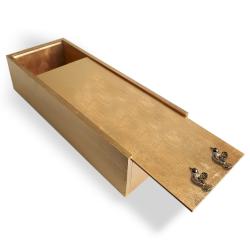 Ahşap, Sürgülü Kutu, Altın HK0422-200