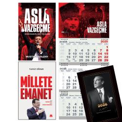 Asla Vazgeçme ve Millete Emanet - Gemici Duvar Takvimi-AV - İstikbal 2026 Ajanda