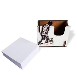 Atatürk Kocatepe'de Baskılı Ahşap Bloknotluk HK2513