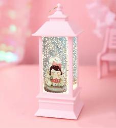 Ayıcıklı Kız Kar Küresi Gece Lambası