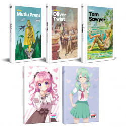 Çocuk Klasikleri 3 Kitap - Violet ve Schoolgirl Defter