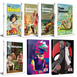 Çocuk Klasikleri Beş Klasik - Naruto ve Sasuke-Itachi Defter