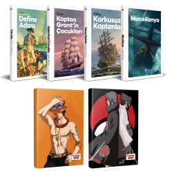 Çocuk Klasikleri Dört Kitap - Ace ve Sasuke-Itachi Defter