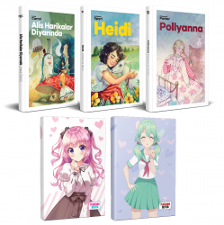 Çocuk Klasikleri Üç Kitap - Violet ve Schoolgirl Defter