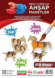 Çiftlik Hayvanları 1 Ahşap Maket HK1058
