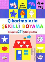 Çıkartmalarla Şekilli Boyama 4 Yaş Üstü