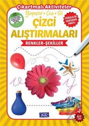 Çizgi Alıştırmaları : Renkler - Şekiller (4 Yaş) Yapıştır - Çiz - Sil