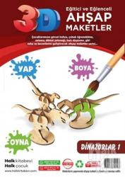 Dinozorlar 1 Ahşap Maket HK1056