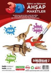 Dinozorlar 2 Ahşap Maket HK1057