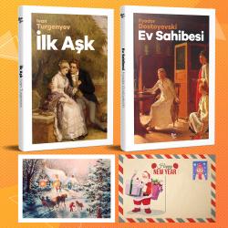 Dünya Klasikleri İkili Set - İlk Aşk - Ev Sahibesi ve Kartpostal