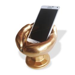 El Desenli Beton Telefon Standı Altın HK1575-A