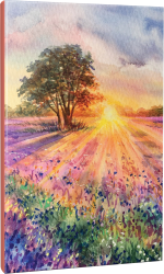 Gündoğumu - Manzara Temalı 64 Sayfa Çizgili Okul Defteri