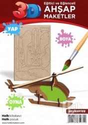 Helikopter Ahşap Maket HK1007