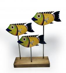 Ayaklı Sarı Balıklar HK0194