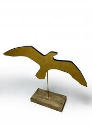 Ayaklı Altın Rengi Aynalı Martı HK0270