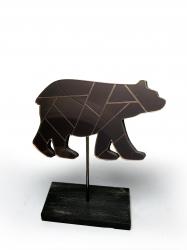 Ayaklı Bakır Rengi Aynalı Ayı HK0275