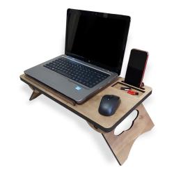 Katlanabilir Ahşap Dizüstü Bilgisayar Masası HK0559