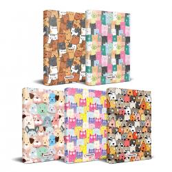 Kedi Temalı Planlama Defteri Seti - 5 Defter Set1