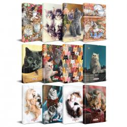 Kedi Temalı Süresiz Planlama Defter Seti - 12 Defter