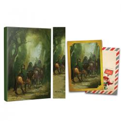 Kişiye Özel Kartpostallı Hediye Seti - 1 Hobbit 128 Sayfa Defter 1 Kartpostal 1 Ayraç