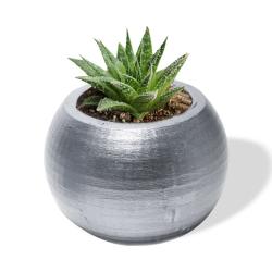 Küre Beton Saksı - Gümüş HK1537-G