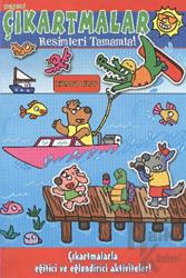 Neşeli Çıkartmalar - Kırmızı Kitap Resimleri Tamamla!