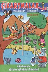 Neşeli Çıkartmalar - Yeşil Kitap Resimleri Tamamla!