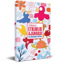 Süresiz Etkinlik Planlama Defteri - Neşeli Hayvanlar