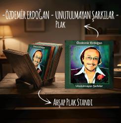 Özdemir Erdoğan - Unutulmayan Şarkılar Plak ve Ahşap Plak Standı
