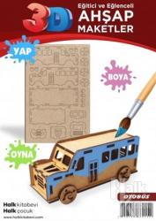 Otobüs Ahşap Maket HK1011