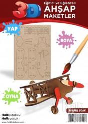 Pır Pır Uçak Ahşap Maket HK1012